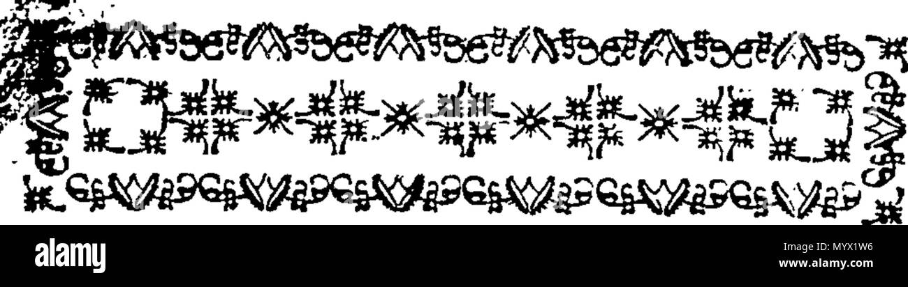 . Inglese: Fleuron dal libro: Arweinydd i'r Anwybodus. Yn cynnwys cyfarwyddiadau i'r anllythyrennog ho ddysgu darllen, ynghyd un hyfforddiadau byrrion tu ag a gyrhaedd gwybodaeth o egwyddorion crefydd. ... Il Gan George Lewis. 381 Arweinydd i'r Anwybodus Fleuron T165175-1 Foto Stock