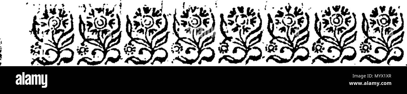 . Inglese: Fleuron dal libro: Ascanius: o il giovane avventuriero; una vera storia. Tradotto da un manoscritto privatamente consegnato circa presso la corte di Versailles. Contenenti, un conto in particolare di tutti che ciò accada sarebbe per una certa persona durante il suo peregrinare nel nord, dal suo primo arrivo in Agosto 1745, alla sua fuga finale 19 settembre nell'anno successivo. Il tutto introdotto con una più critica e sincera la storia del luogo, di progresso e di estinzione della ribellione in ritardo rispetto a qualsiasi pubblicano ancora'd; e intervallati con commento sui caratteri delle principali persone che ap Foto Stock