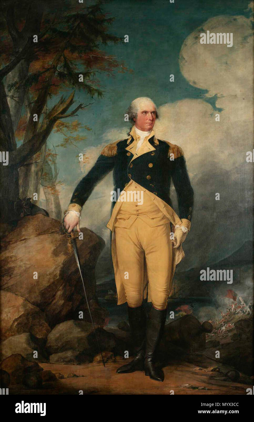 . Inglese: ritratto a figura intera di George Clinton da John Trumbull dipinto in 1791 per New York City. . George Clinton . 1791 19 George Clinton da John Trumbull 1791 Foto Stock