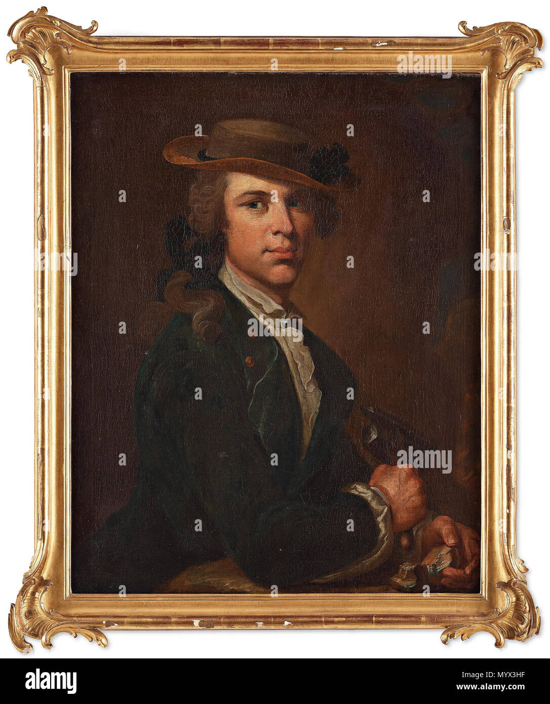 . Svenska: Bergsrådet Daniel Tilas (1712-1772), avporträtterad ca 1750 av Arenius Olof. . 1 gennaio 1750. Olof Arenius 25 Daniel Tilas Foto Stock