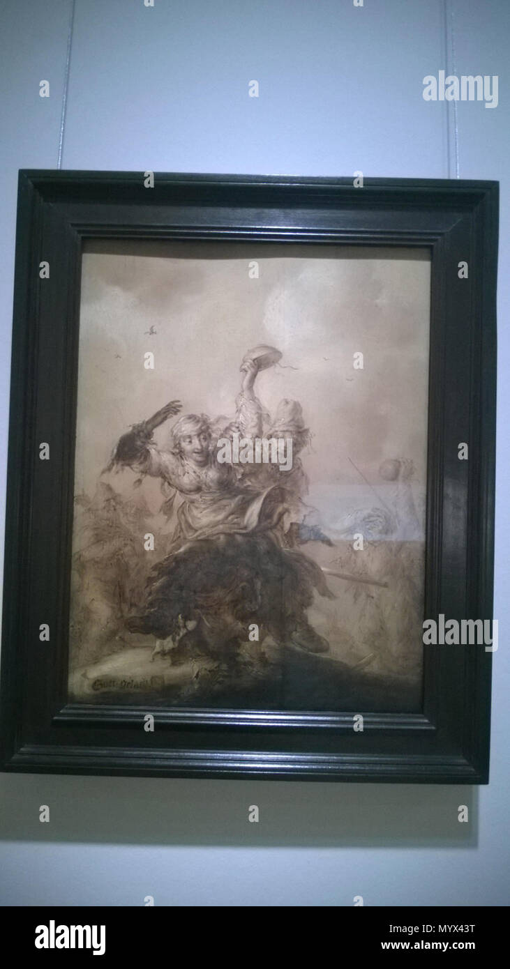 . Inglese: Foto della pittura in Frans Hals Museum durante "l'arte di risate' exhibition . Goet-Gelach 268 Adriaen van de Venne 20171205 Foto Stock