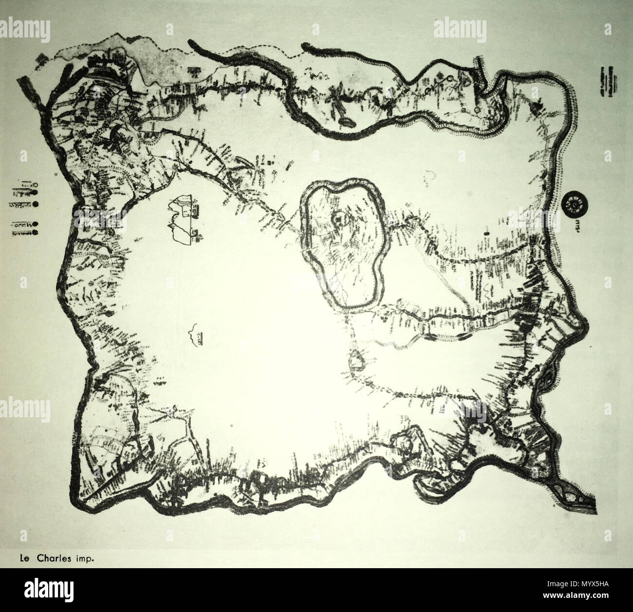 . Inglese: una mappa del Regno di Bamum prima del francese e tedesco di comando . 16 maggio 2018, 15:42:28. I. Dugast e M.D.W. Jefferys 85 Pre-Colonial mappa del Bamum Foto Stock