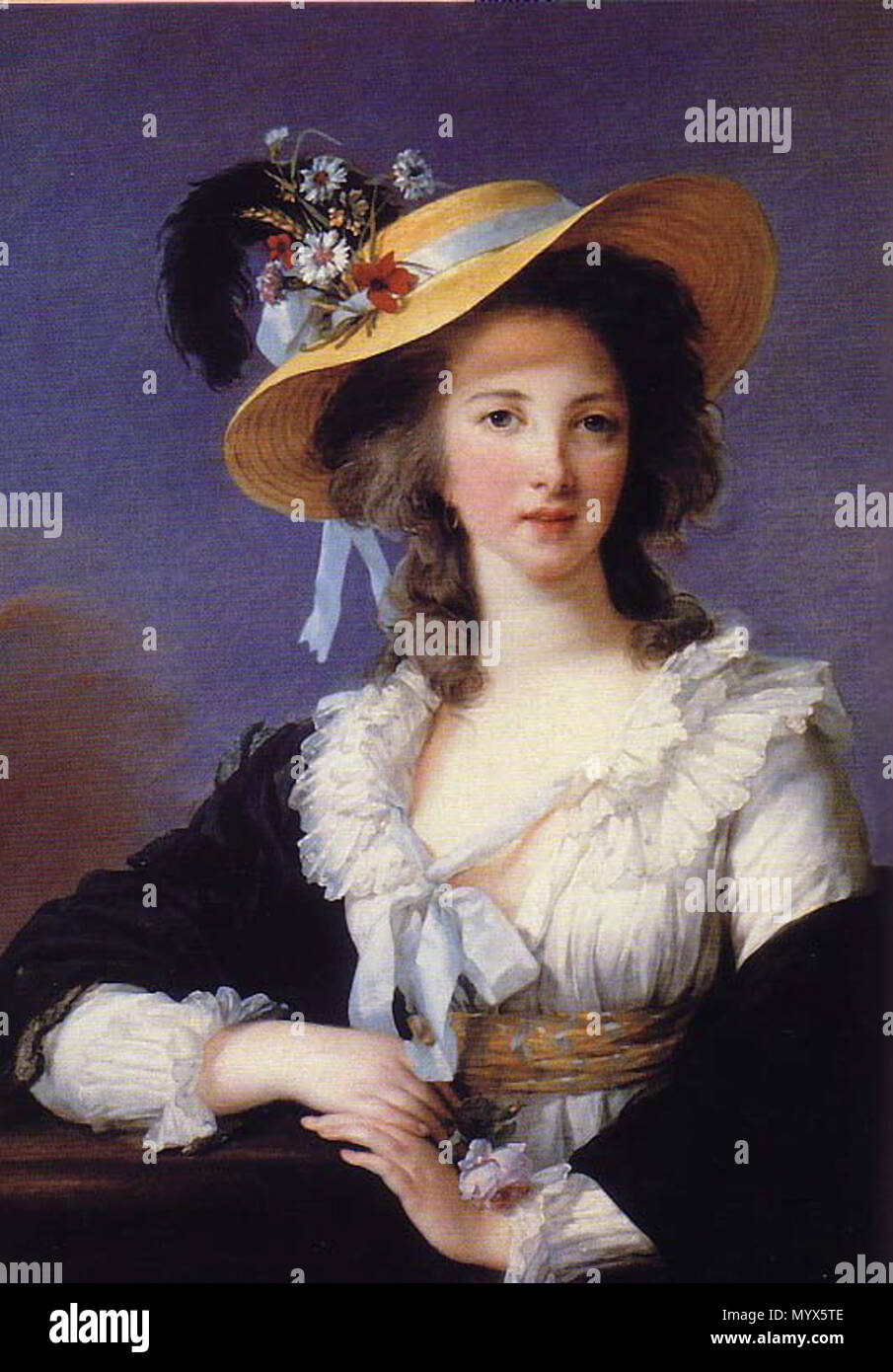 . Inglese: Il Wadsworth Ateneo, Hartford, CT 1787 Yolande Gabrielle Martine, duchessa di Polignac . Yolande-Martine-Gabrielle de Polastron, duchessa de Polignac . 1782 18 Duchessa di Polignac da E.Vigee-Lebrun (1787, Ateneo) Foto Stock