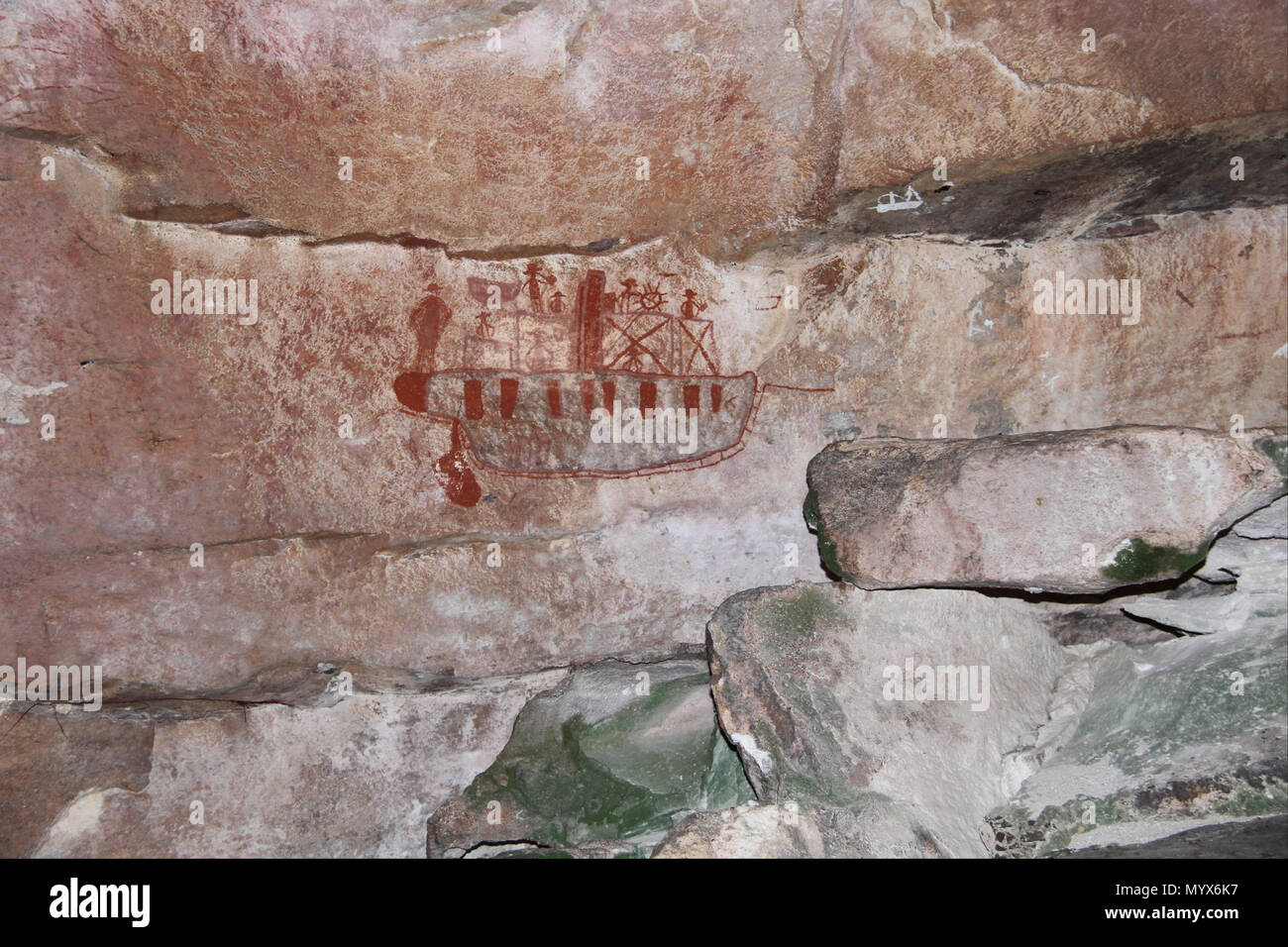 . Inizio novecento nave con equipaggio . (1915 - 1920) 2 inizio novecento nave con equipaggio - Google Art Project Foto Stock