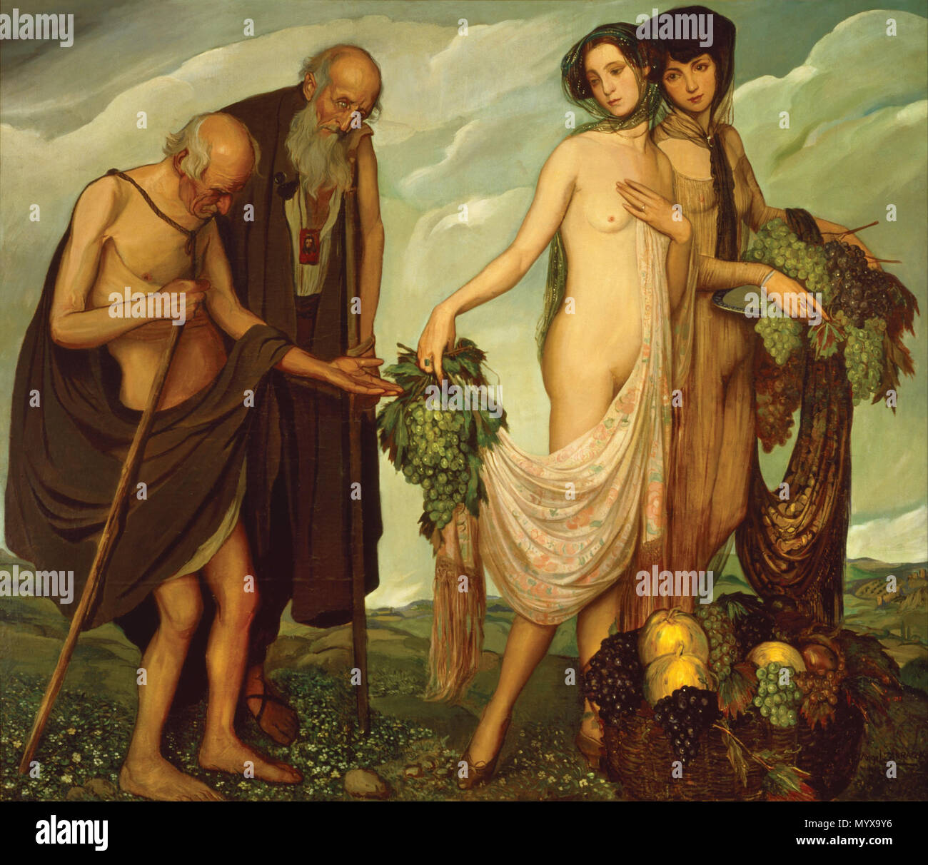1 Ángel Zárraga - Il dono - Google Art Project Foto Stock