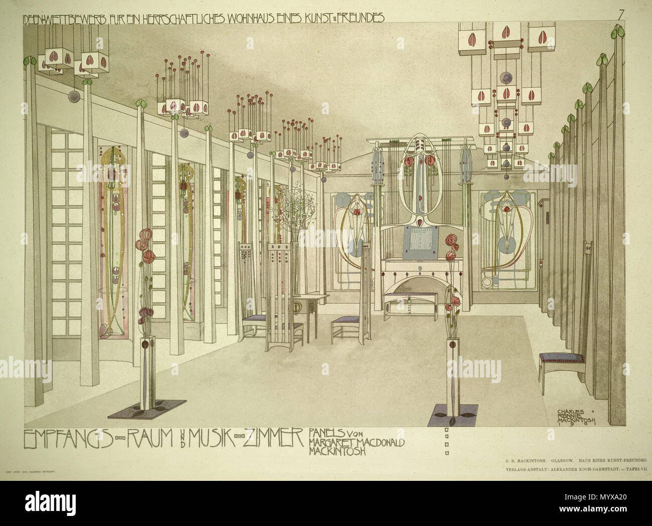 . Inglese: Disegno: 'Wohnhaus Eines Kunst Freundes'. C.R e M. Mackintosh. 1901. Deutsch: 'Wohnhaus Eines Kunst Freundes'. C.R e M. Mackintosh. 1901. . 1901. Charles Rennie Mackintosh (1868-1928) nomi alternativi Charles Rennie Mackintosh Descrizione British architetto, pittore, disegnatore e scultore Data di nascita e morte 7 Giugno 1868 10 dicembre 1928 Luogo di nascita e morte Glasgow Londra sede di lavoro Glasgow, London Authority control : Q220703 VIAF:?ISNI 74645185:?0000 0001 0916 5379 ULAN:?500022117 LCCN:?n79109001 NLA:?35320010 WorldCat Margaret MacDonald (1865-1933) Foto Stock . Inglese: Disegno: 'Wohnhaus Eines Kunst Freundes'. C.R e M. Mackintosh. 1901. Deutsch: 'Wohnhaus Eines Kunst Freundes'. C.R e M. Mackintosh. 1901. . 1901. Charles Rennie Mackintosh (1868-1928) nomi alternativi Charles Rennie Mackintosh Descrizione British architetto, pittore, disegnatore e scultore Data di nascita e morte 7 Giugno 1868 10 dicembre 1928 Luogo di nascita e morte Glasgow Londra sede di lavoro Glasgow, London Authority control : Q220703 VIAF:?ISNI 74645185:?0000 0001 0916 5379 ULAN:?500022117 LCCN:?n79109001 NLA:?35320010 WorldCat Margaret MacDonald (1865-1933) Foto Stock