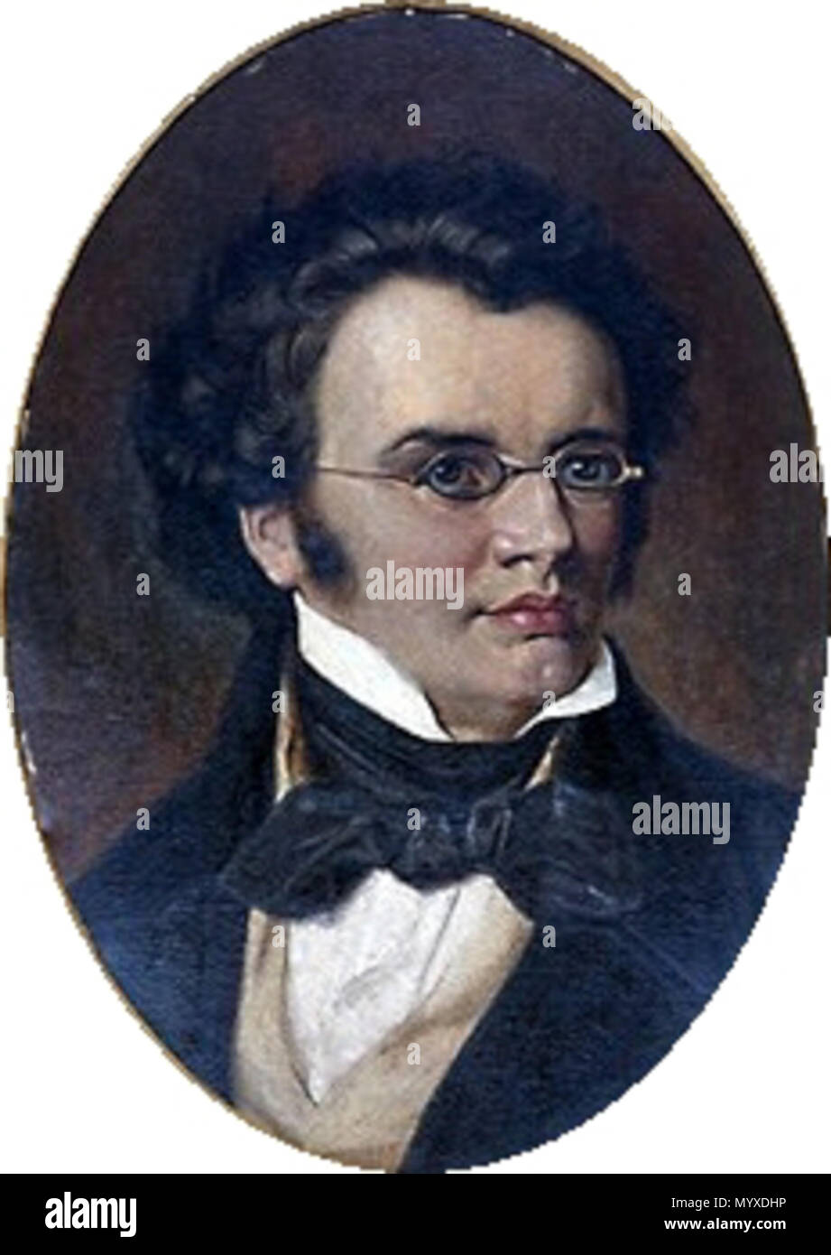 . Inglese: Ritratto di Franz Peter Schubert ???????: ??????? ?????? ?????? ??????? . 1901 15 Bodarevsky 028 Foto Stock