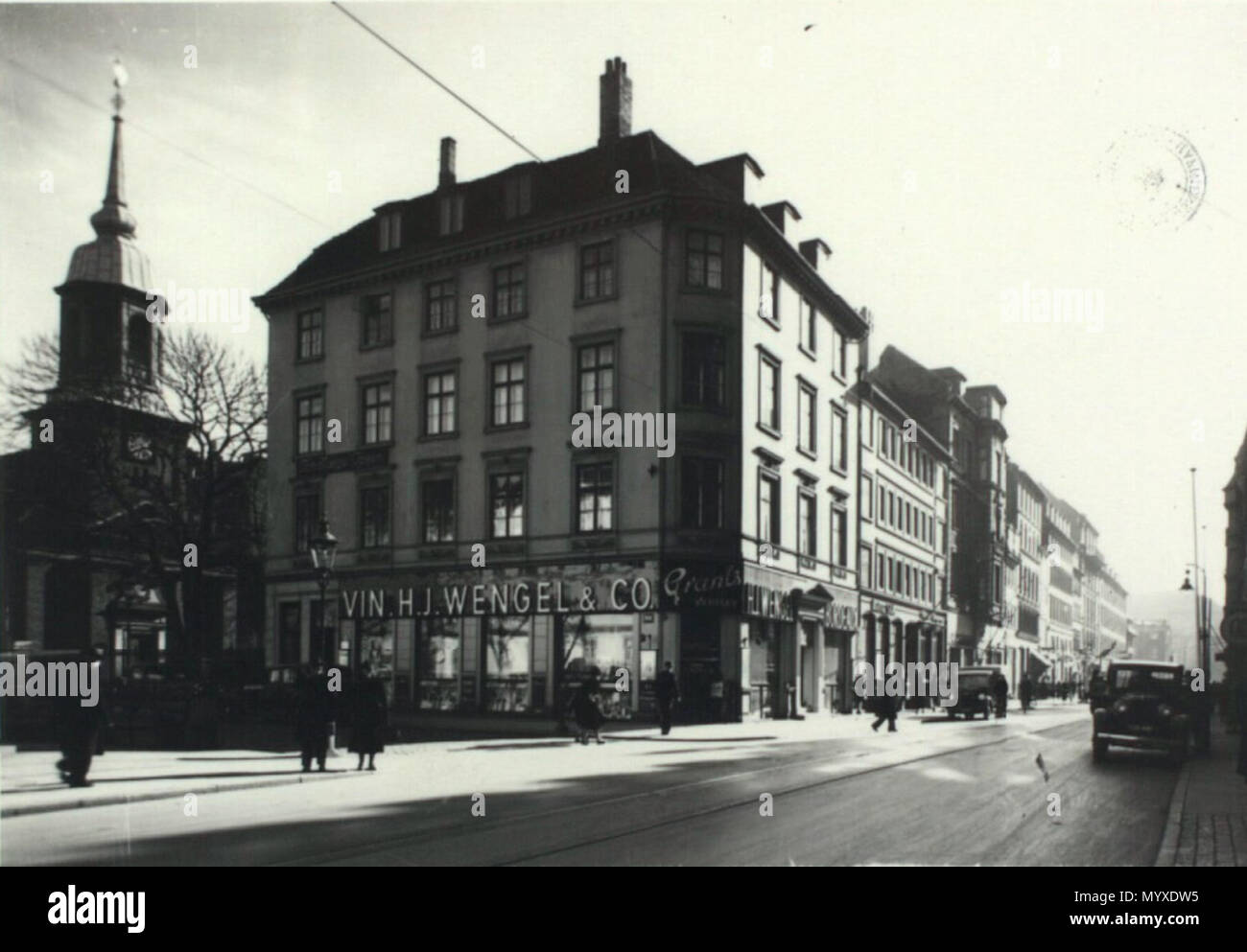 . Inglese: Bredgade 24(Sankt Annae Plads 2 in 16 Copenhagen Bredgade 24 foto vintage Foto Stock