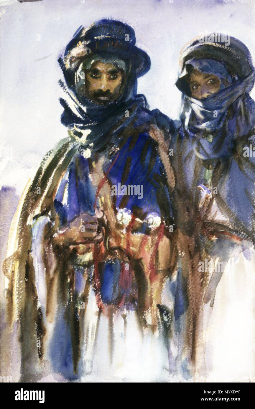 . I beduini . circa 1905 16 Brooklyn Museum - Beduini - John Singer Sargent Foto Stock