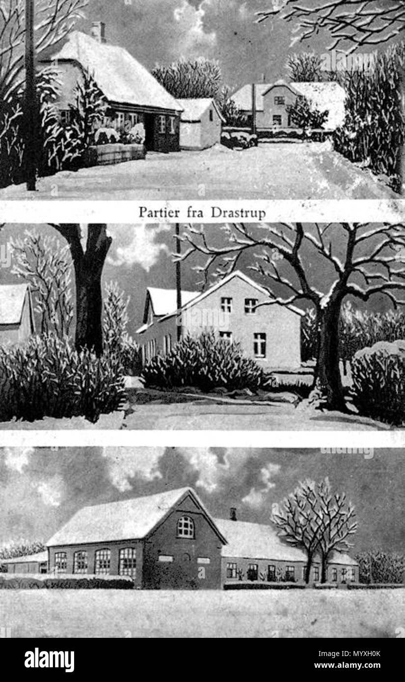 . Dansk: Drastrup . circa 1900 (1930-1960). 27 sconosciuto Drastrup ca. 1900 (1930-1960) Foto Stock