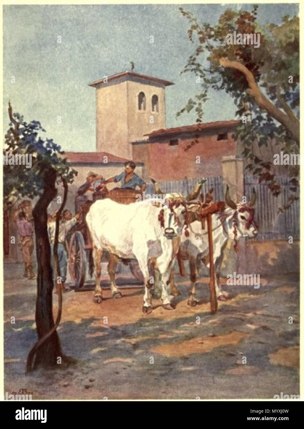 . Русский: картины британской художницы-баталиста Элизабет Томпсон . prima di 1947. Elizabeth Thompson 29 Elizabeth Thompson portando-nel-l'uva Foto Stock