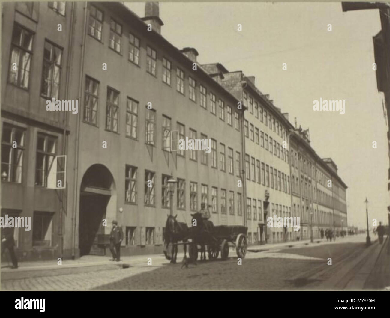 60 Kvaesthusgade 3 foto vintage Foto Stock