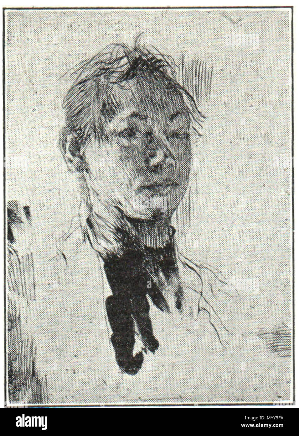 . Inglese: autoritratto disegno . tra 1891 e 1892. Kate Kollwitz (1867-1945) Descrizione scultore tedesco e litografo Data di nascita e morte 8 Luglio 1867 22 aprile 1945 Luogo di nascita e morte di Königsberg Autorità di Moritzburg controllo : Q142472 VIAF:?ISNI 19714096:?0000 0001 0876 3342 ULAN:?500016751 LCCN:?n50044456 NLA:?35073066 WorldCat 62 LA2-Blitz-0193 Kaethe Kollwitz Foto Stock