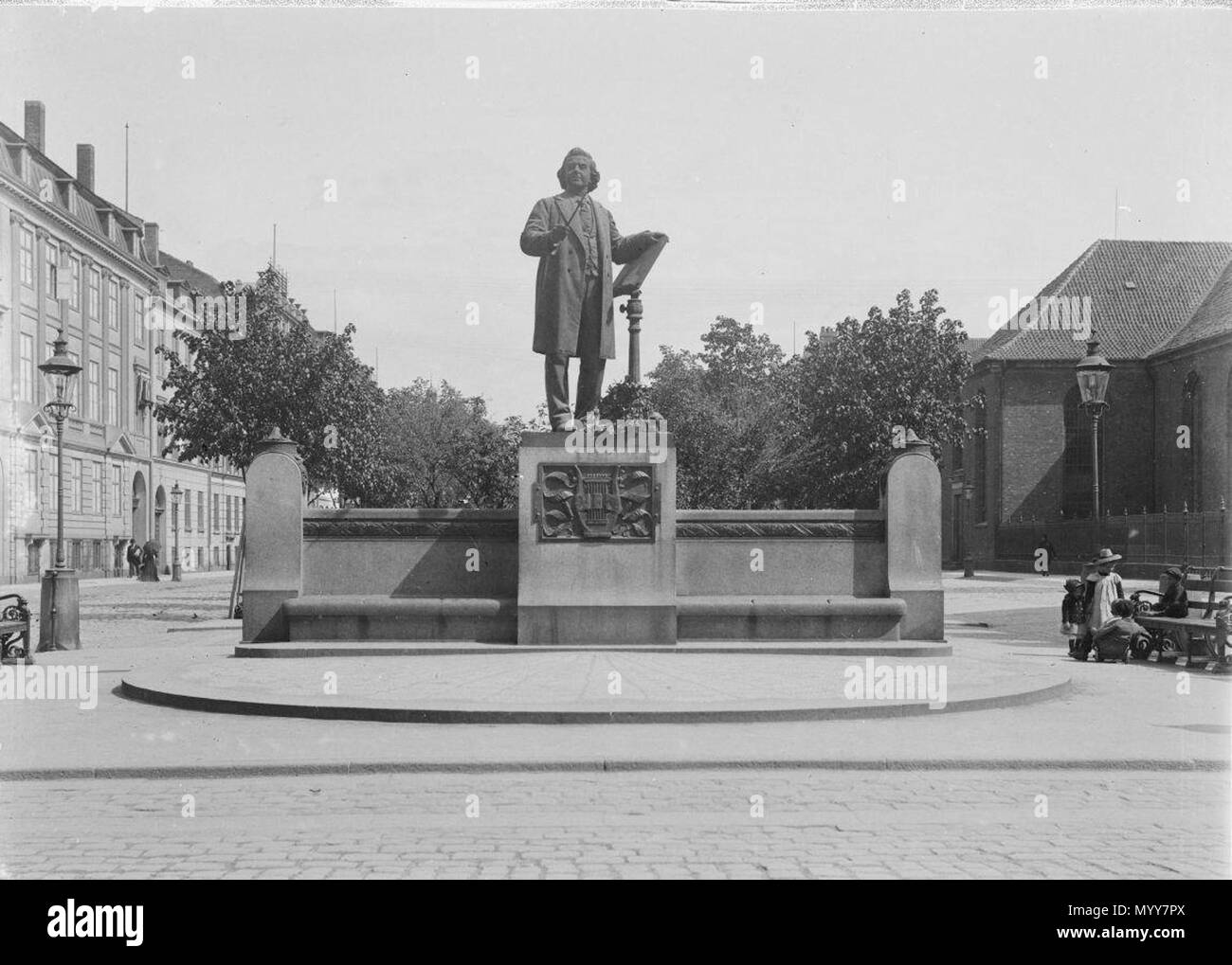 74 Niels W. Gade monumento (Sankt Annae Plads) Foto Stock