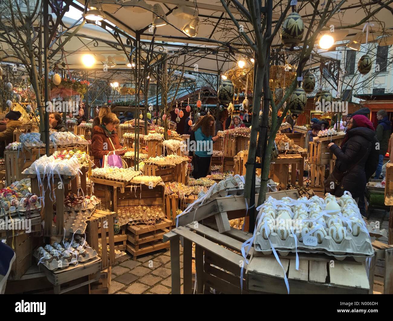 Vienna mercato di Pasqua Foto Stock