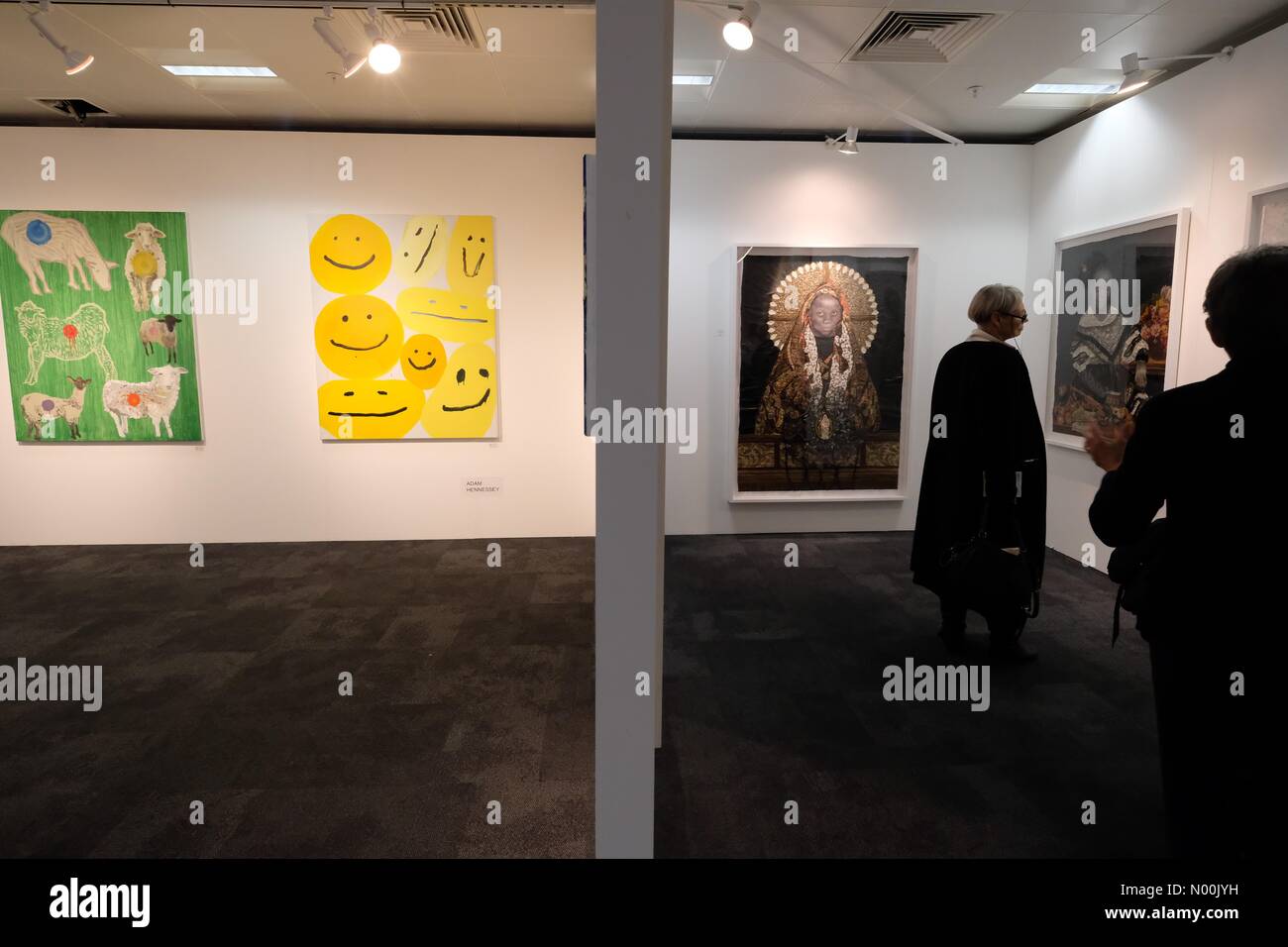 Londra, Regno Unito. Il 17 gennaio, 2018. London Art Fair. Il 2018 segna la trentesima edizione della fiera. Credito: Rachel Megawhat/StockimoNews/Alamy Live News Foto Stock