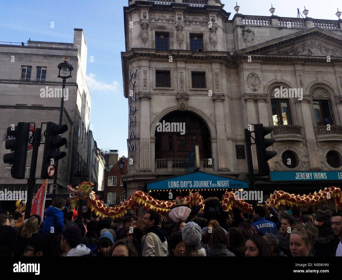 Londra, Regno Unito. Xviii Feb, 2018.Capodanno cinese a Londra UK Credit: Emin Ozkan/StockimoNews/Alamy Live News Foto Stock