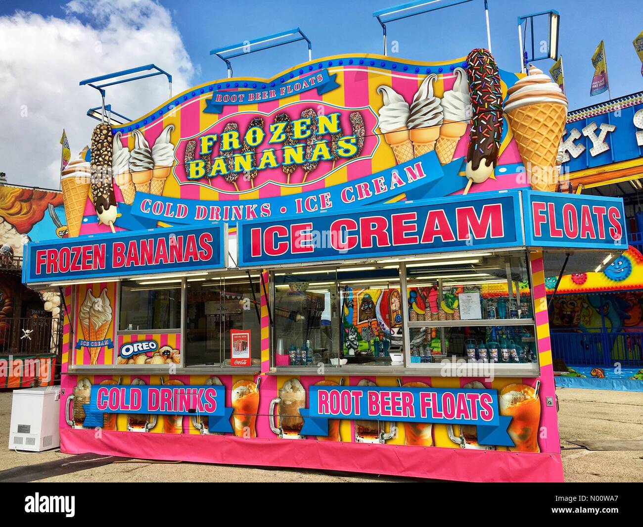 West Allis, Wisconsin, USA, 3 agosto 2018. Wisconsin State Fair, 3 agosto 2018, Allis ad ovest, WI, Stati Uniti d'America, Wisconsin State Fair Park è in pieno svolgimento il 2 ° giorno del 2018 Fiera, DianaJ/StockimoNews/Alamy Credito: Diana J./StockimoNews/Alamy Live News Foto Stock