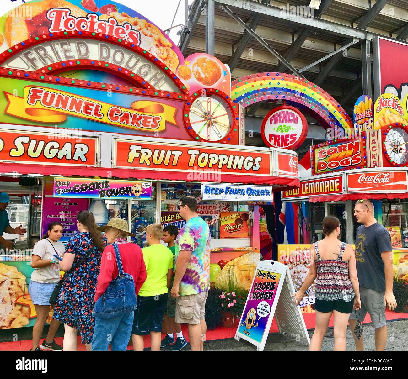 West Allis, Wisconsin, USA, 3 agosto 2018. Wisconsin State Fair, 3 agosto 2018, Allis ad ovest, WI, Stati Uniti d'America, Wisconsin State Fair Park è in pieno svolgimento il 2 ° giorno del 2018 Fiera, DianaJ/StockimoNews/Alamy Credito: Diana J./StockimoNews/Alamy Live News Foto Stock
