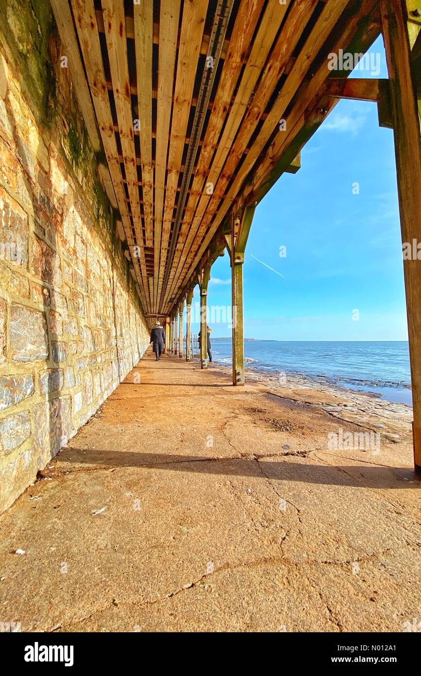 Dawlish, Devon. 29th gennaio 2020. UK Weather: Sunny day with blue Sky in Dawlish, Devon Credit: Nidpor/StockimoNews/Alamy Live News Foto Stock