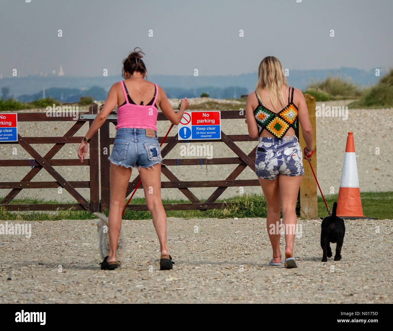 UK Meteo: Soleggiato a Wittering. West Strand, West Wittering. 17th giugno 2022. Tempo caldo e soleggiato lungo la costa meridionale oggi. Bel tempo alla spiaggia di West Wittering nel Sussex occidentale. Credit: Jamesjagger/StockimoNews/Alamy Live News Foto Stock