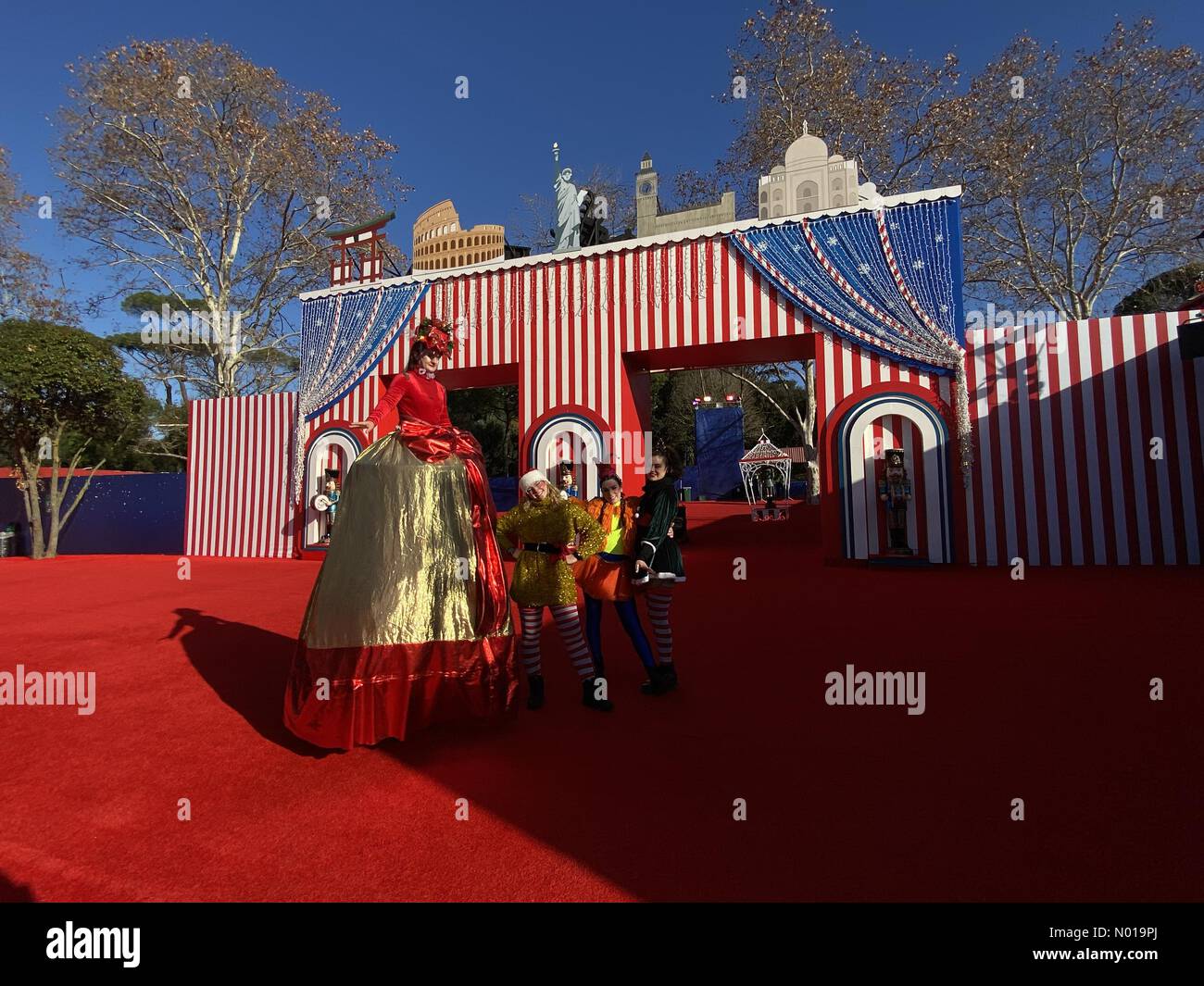 Christmas World Theme Park, Roma, Italia crediti: amer ghazzal/StockimoNews/Alamy Live News Foto Stock