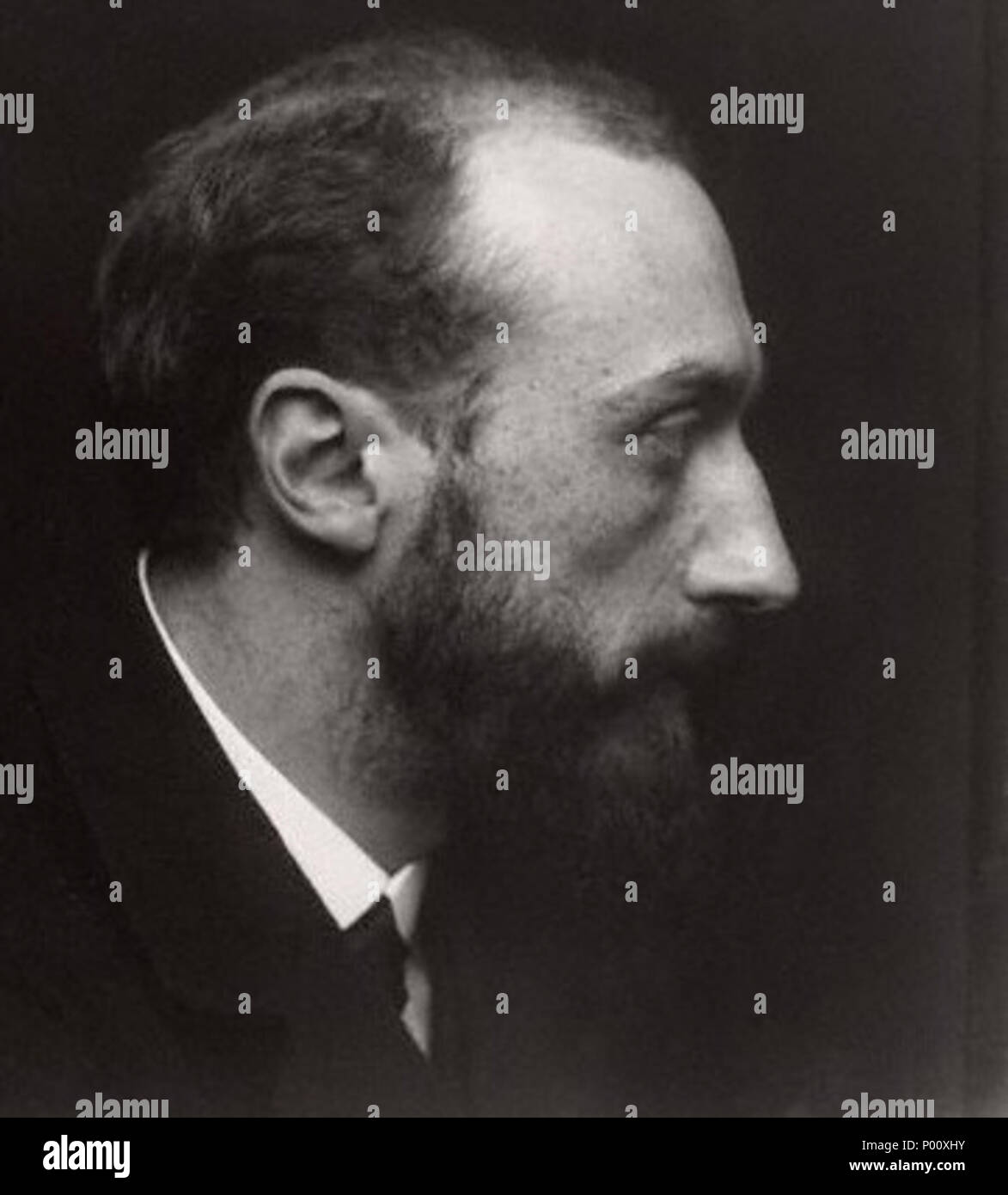 . Charles Haslewood Shannon e Charles Ricketts - moderna stampa da negativo originale, 4 3/8 in. x 6 1/8 in. da George Charles Beresford,foto,13 Ottobre 1903 21 Charles de Sousy Ricketts da George Charles Beresford (ritagliate) Foto Stock