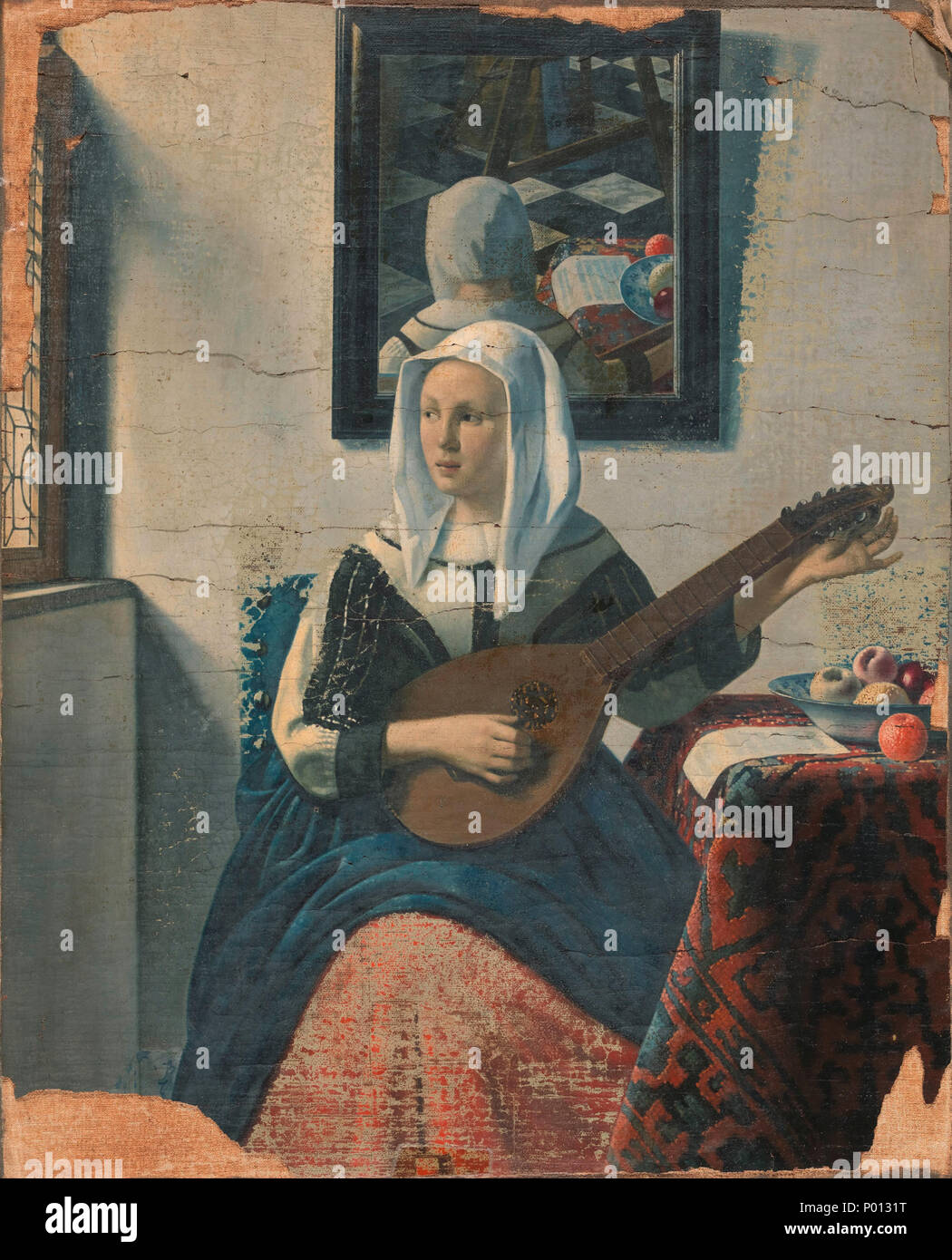 . Nederlands: Cisterspelende vrouw. olio su tela. 58 × 47 cm (22,8 × 18,5 in). Amsterdam, Rijksmuseum Amsterdam. . Tra il 1930 e il 1940. Han van Meegeren (1889-1947) nomi alternativi Henricus Antonius van Meegeren Descrizione pittore olandese, disegnatore, aquarellist e falsario Data di nascita e morte 10 Ottobre 1889 30 dicembre 1947 Luogo di nascita e morte Deventer Amsterdam posizione Lavoro Deventer, Delft, Rijswijk, l'Aia, Laren (....-1943), Amsterdam (1943-1947), della Francia meridionale competente controllo : Q436161 VIAF:?ISNI 72189137:?0000 0000 8109 5173 ULAN:?500017445 LCCN:?n80008 Foto Stock