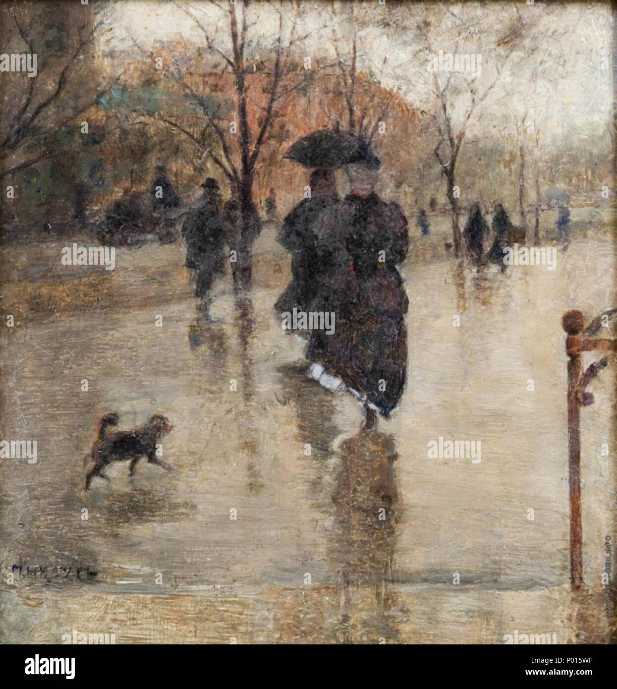 122 Нилус Петр Александрович На бульваре Foto Stock