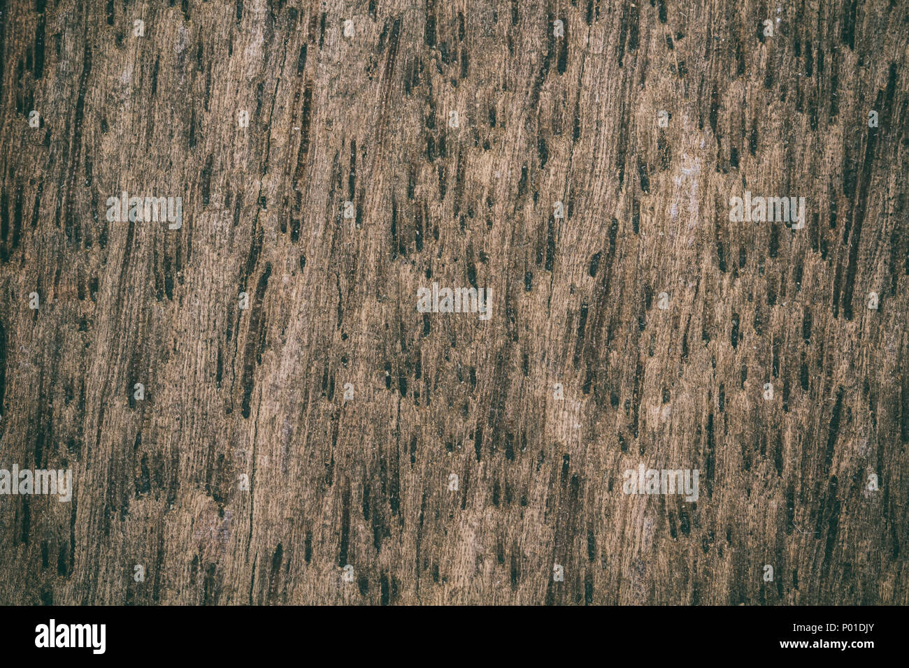 Vintage superficie tavolo di legno rustico e texture di grano dello sfondo. Close up rustico scuro muro fatto di legno vecchio tavolo plance texture. Rustico in legno marrone Foto Stock