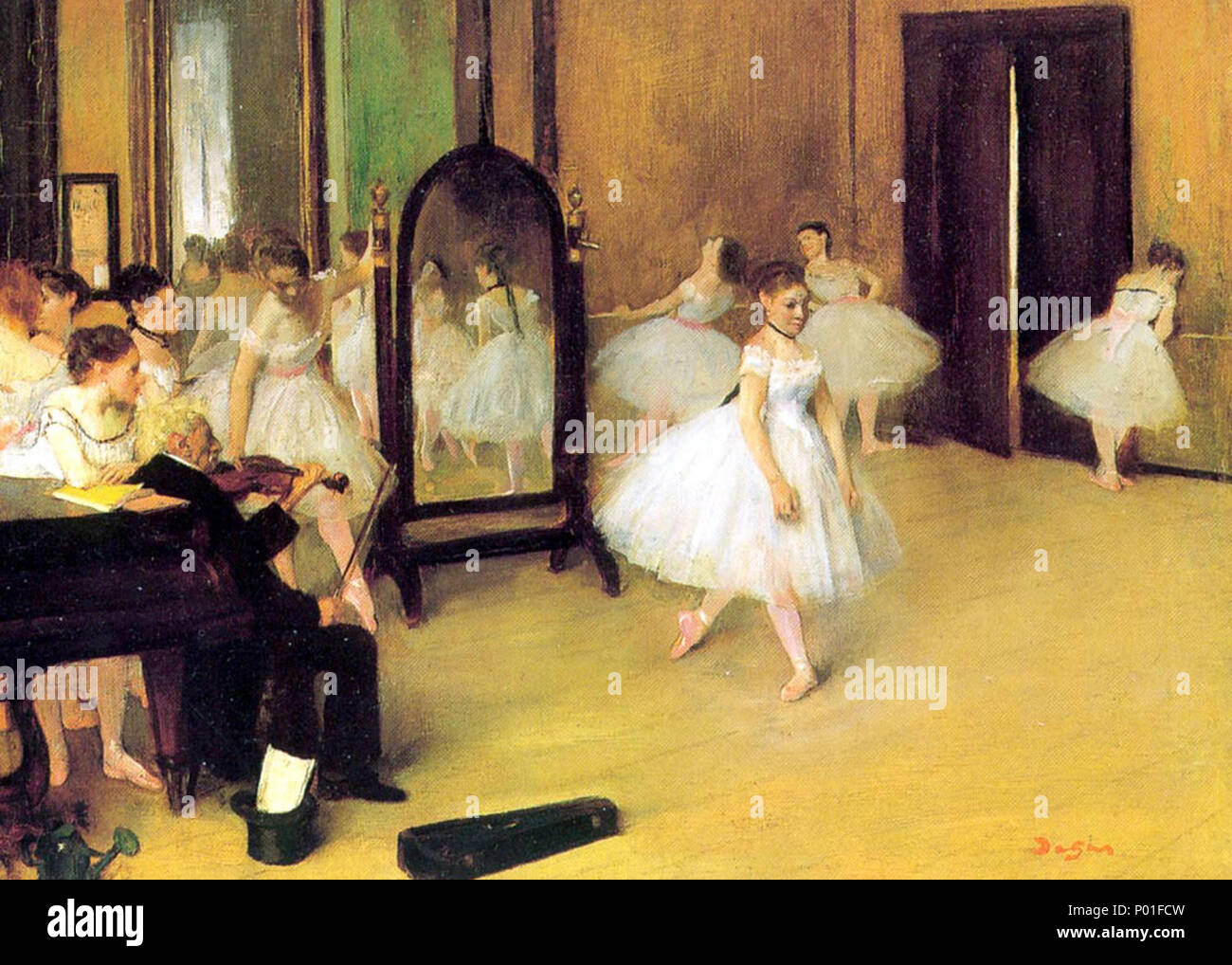 . Francese: Classe de danse la danza di classe . circa nel 1870 28 Edgar Degas - Corso di danza Foto Stock