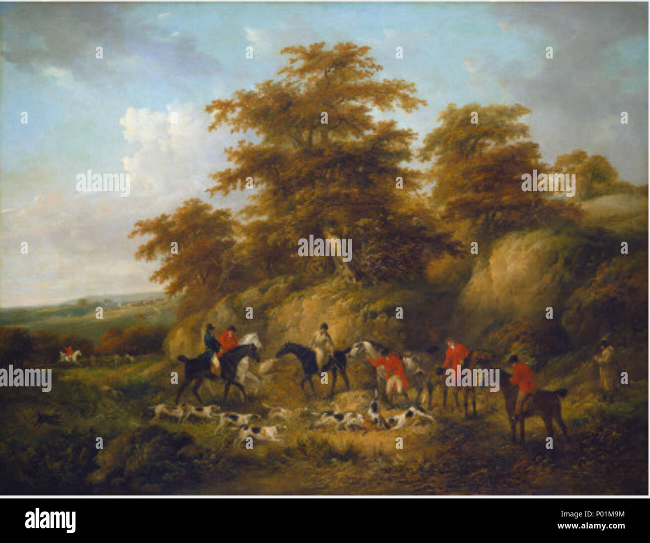 23 La morte della volpe Foto Stock