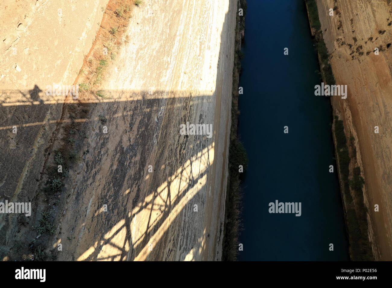 Canale di Corinto, Grecia Foto Stock
