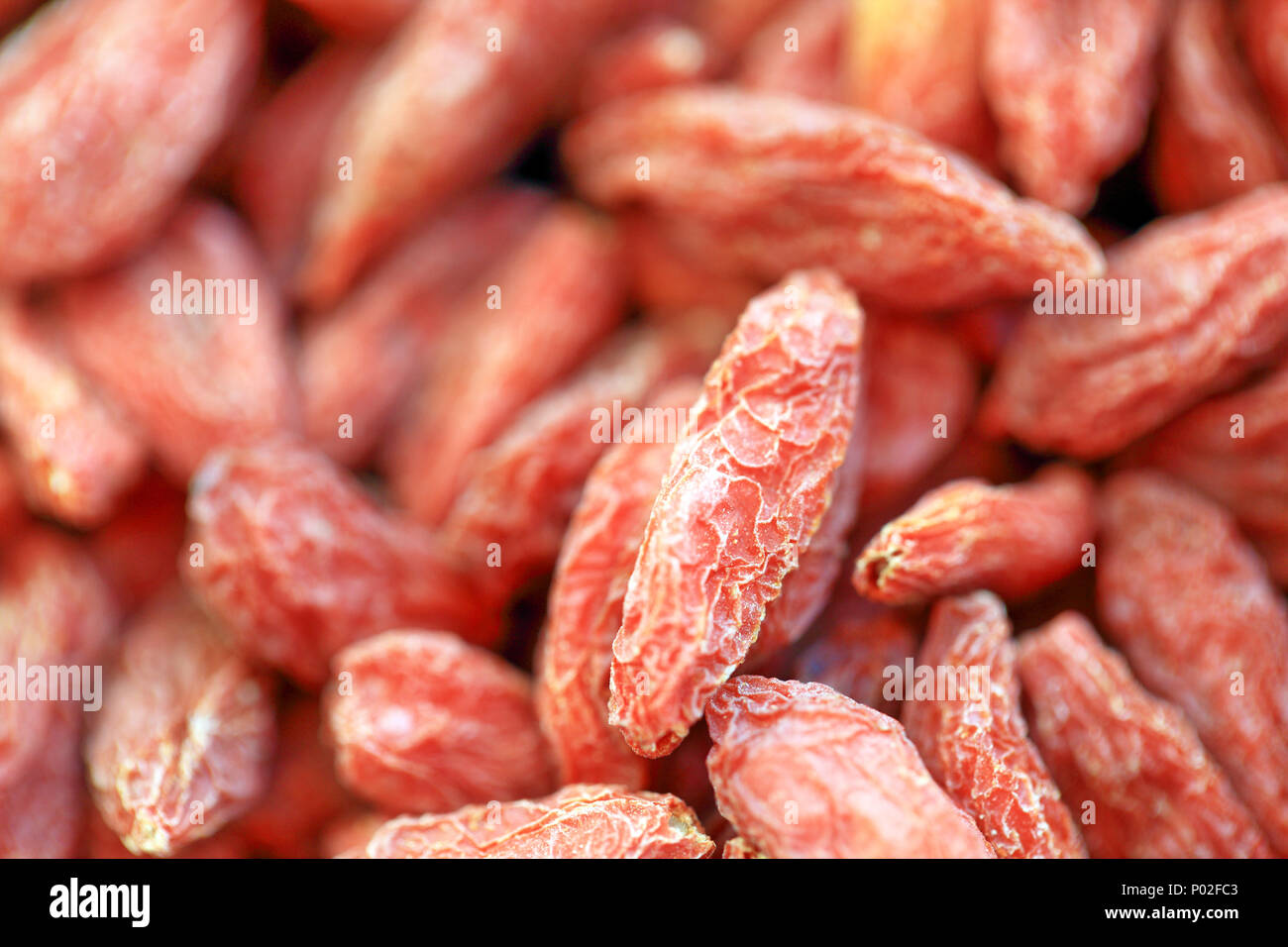 Essiccati Goji bacche o wolfberries Foto Stock