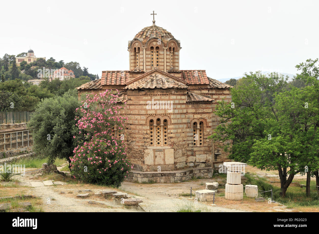 Chiesa dei Santi Apostoli, Antica Agorà di Atene Foto Stock