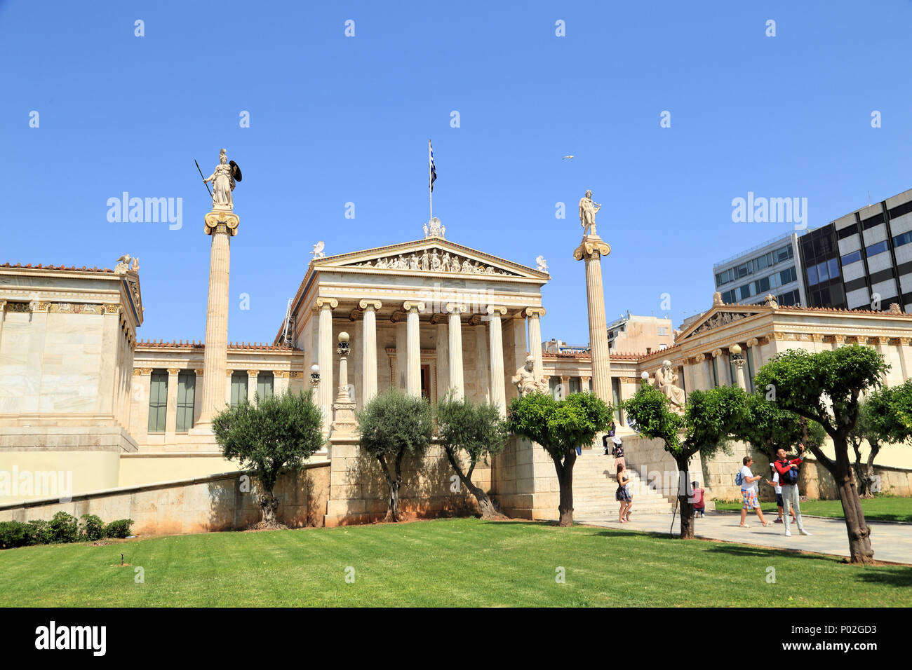 Accademia di Atene Foto Stock