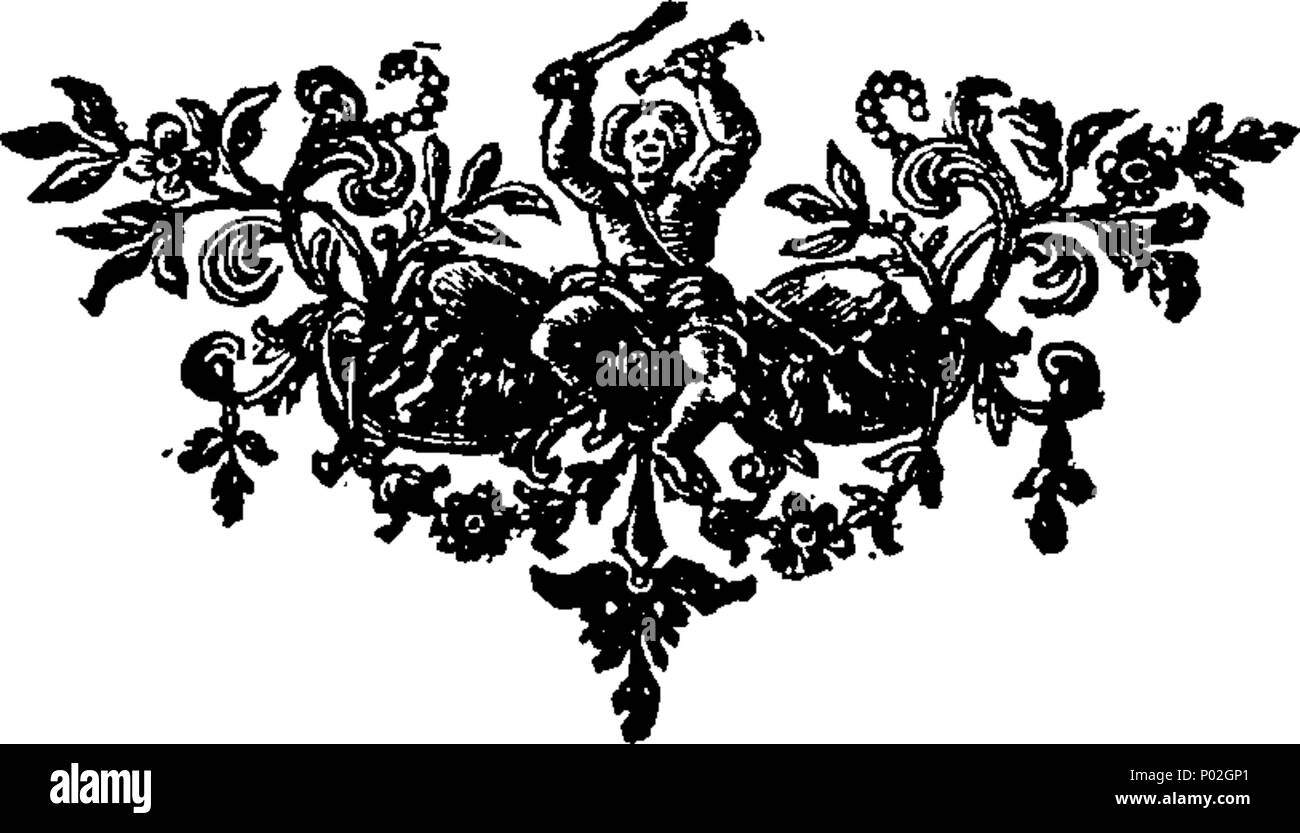 . Inglese: Fleuron dal libro: un catalogo di curiosi, preziose e rari libri in diverse facoltà e Lingue: Essendo, una raccolta di storia, Legge, divinità, Physick, Architettura, antichità, vive, Viaggi, viaggi, poesia e riproduce, &c. Anche una collezione di dizionari, lessici, legge scozzese, e antiche edizioni del Classicks; stampato da Aldus, Colinaeus, Gryphius, Paolo, gallina. e Rob. Stephens e altri famosi stampanti. N.B. I libri sono tutti compleat, e per la maggior parte equa e pulite e tutte pric'd molto economici sulla prima lamina in ogni libro. Il quale inizierà ad essere venduto su Foto Stock