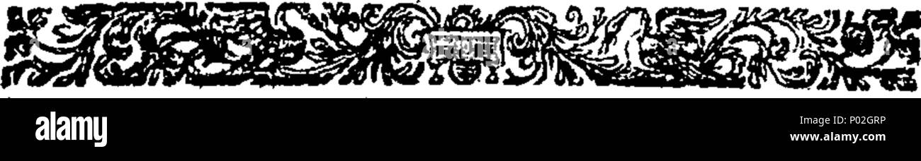 . Inglese: Fleuron dal libro: un catalogo di mappe, stampe, copiare i libri, &c. Dal rame off-piastre stampate per Giovanni Bellini e figlio al Black-Horse in Cornhill, Londra. 30 Un catalogo di mappe, stampe, copiare i libri, etc Fleuron T008478-3 Foto Stock