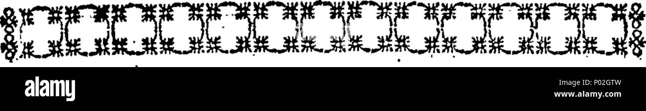 . Inglese: Fleuron dal libro: un catalogo di quasi venti mila volumi, dei migliori libri in tutte le parti dell'apprendimento, in greco, latino, francese, italiano e inglese: contenente diverse librerie di curiosi, ultimamente acquistato. Tra i quali sono i seguenti: Folio. Clarendon's Hist. e la Vita, 4 vol. L. P. Capi di illust. Gli uomini, L. P. 1a impressionare. Membro Tryals, 8 vol. La Whitlocke memoriali, best modifica. La Madoxe scacchiere e indice, 2 v. La Turchia Rushworth delle collezioni, 8 vol. Dugdale's Monasticon, 3 vol. Hogarth, le opere di Compleat. Rapin e Tindal la continuazione, 4 vol. Gibson Cambden, 2 vol. Horsele Foto Stock