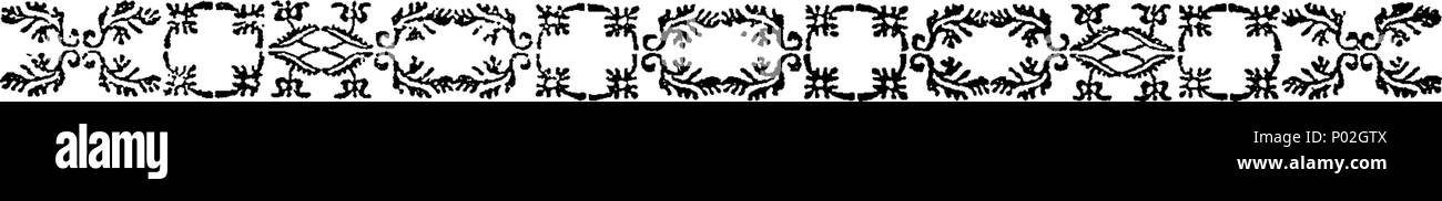 . Inglese: Fleuron dal libro: un catalogo di quasi venti mila volumi di curiosi libri, contenente alcune preziose collezioni e grandi pacchi, ultimamente acquistato; nella maggior parte delle lingue, delle Arti e delle scienze; una bella collezione di libri di stampe; alcuni curiosi manoscritti e Messali, molti di loro su pergamena, finemente illuminata ed in fine di conservazione. I libri in generale sono in buone condizioni, alcuni di essi in eleganti legature. Il quale inizierà ad essere venduto, notevole a buon mercato, per pronto denaro solo, Giugno 1, 1785, e continuare sulla vendita, da Henry Chapman, libraio, n. 7. Vecchia Corte Tonda, Strand; ne Foto Stock