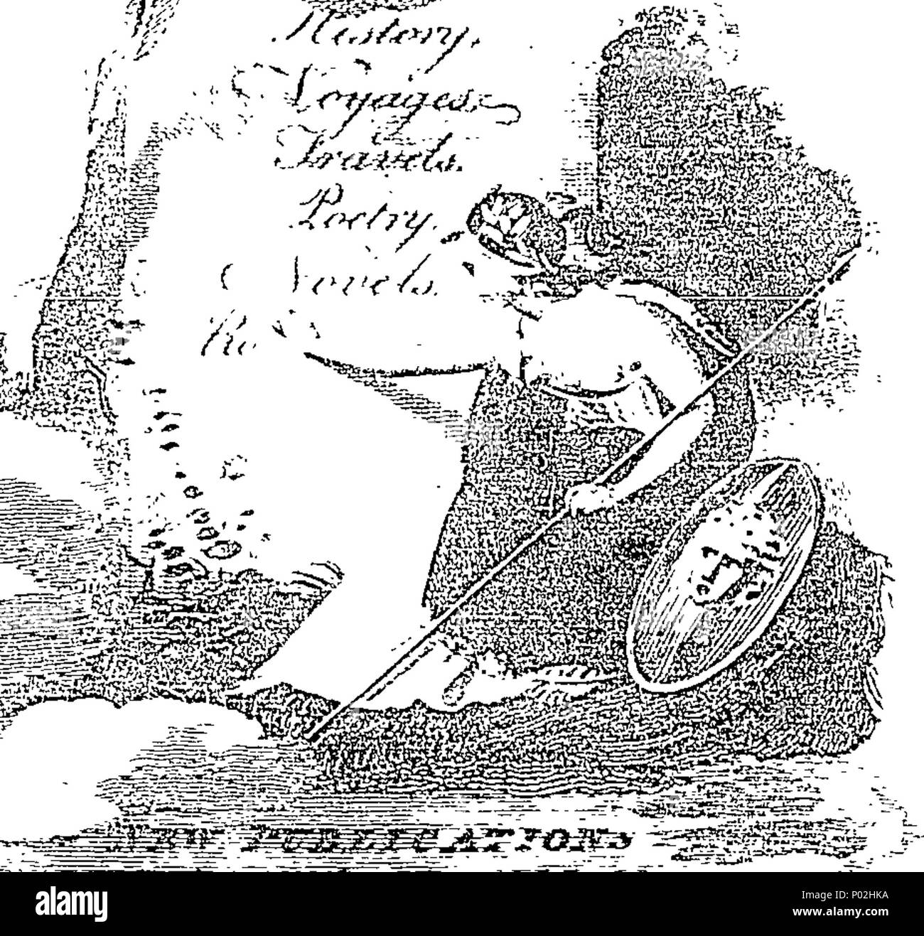 . Inglese: Fleuron dal libro: un catalogo di Minerva libreria generale, Leadenhall-Street, Londra. Contenenti verso l'alto del cinquecento mila volumi, in tutte le classi di letteratura. ... 33 Un catalogo di Minerva libreria generale, Leadenhall-Street, Londra Fleuron T184247-1 Foto Stock