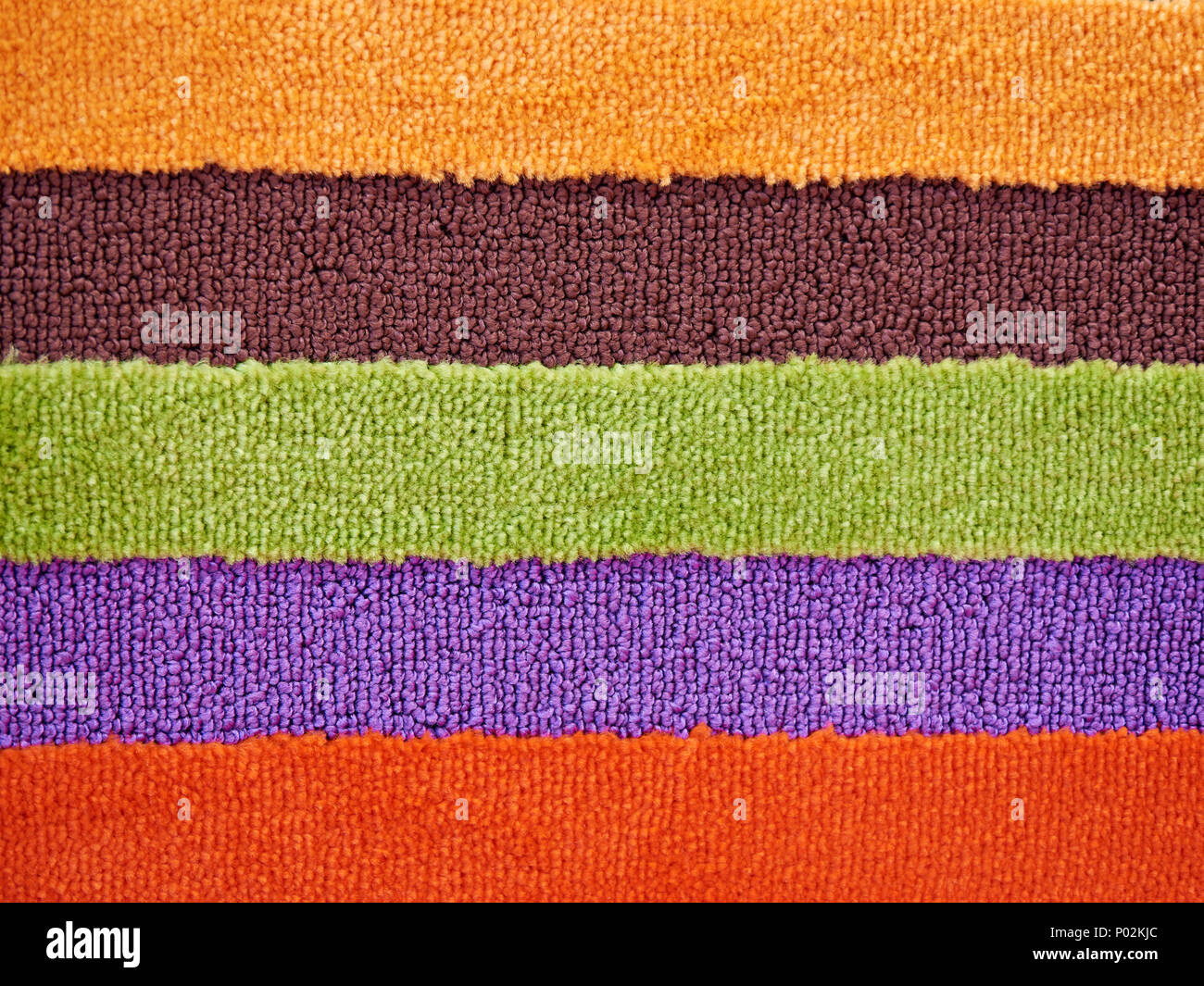 Abstract un tappeto di colori sullo sfondo Foto Stock