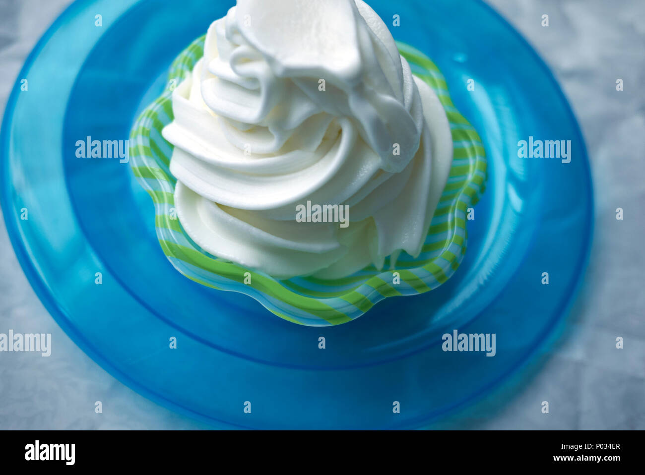 Plain yogurt congelato Foto Stock
