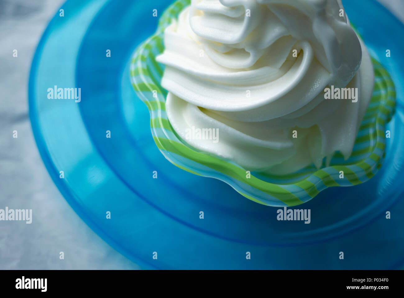 Plain yogurt congelato Foto Stock