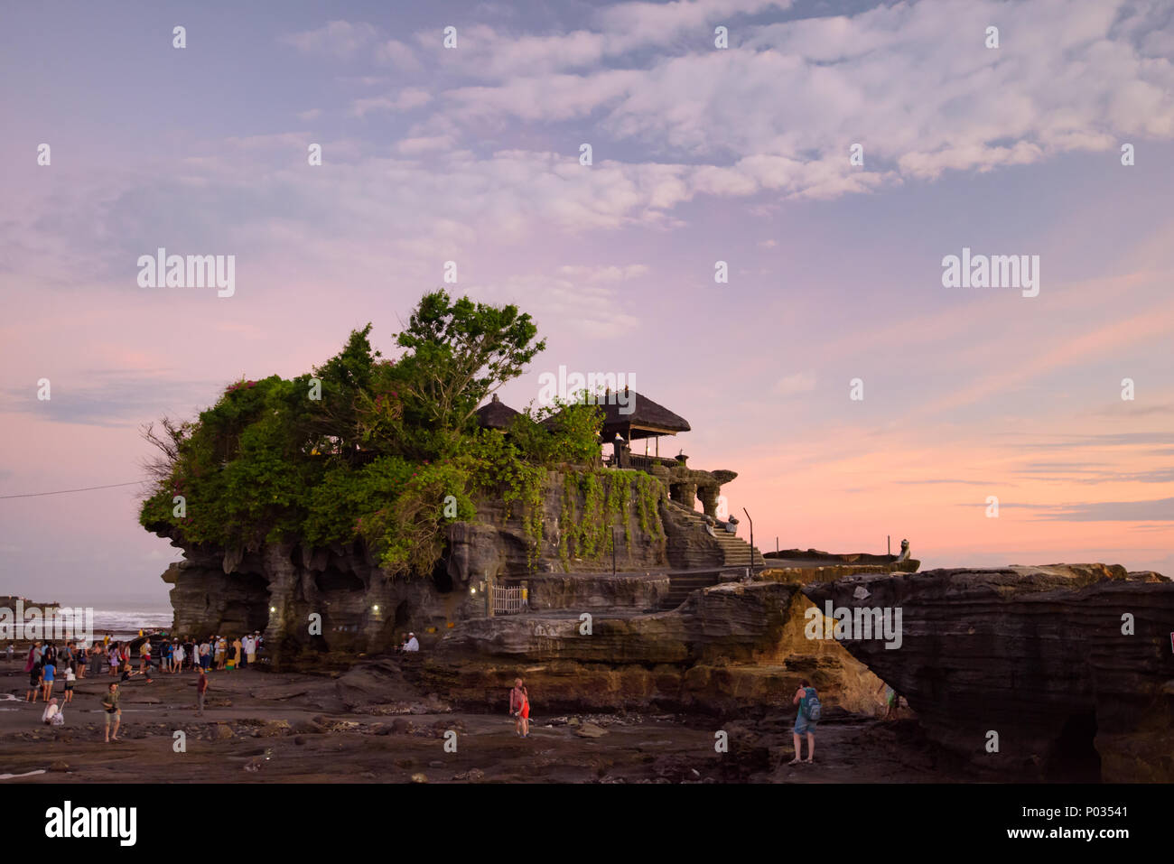 Tanah Lot, Bali, Indonesia Foto Stock