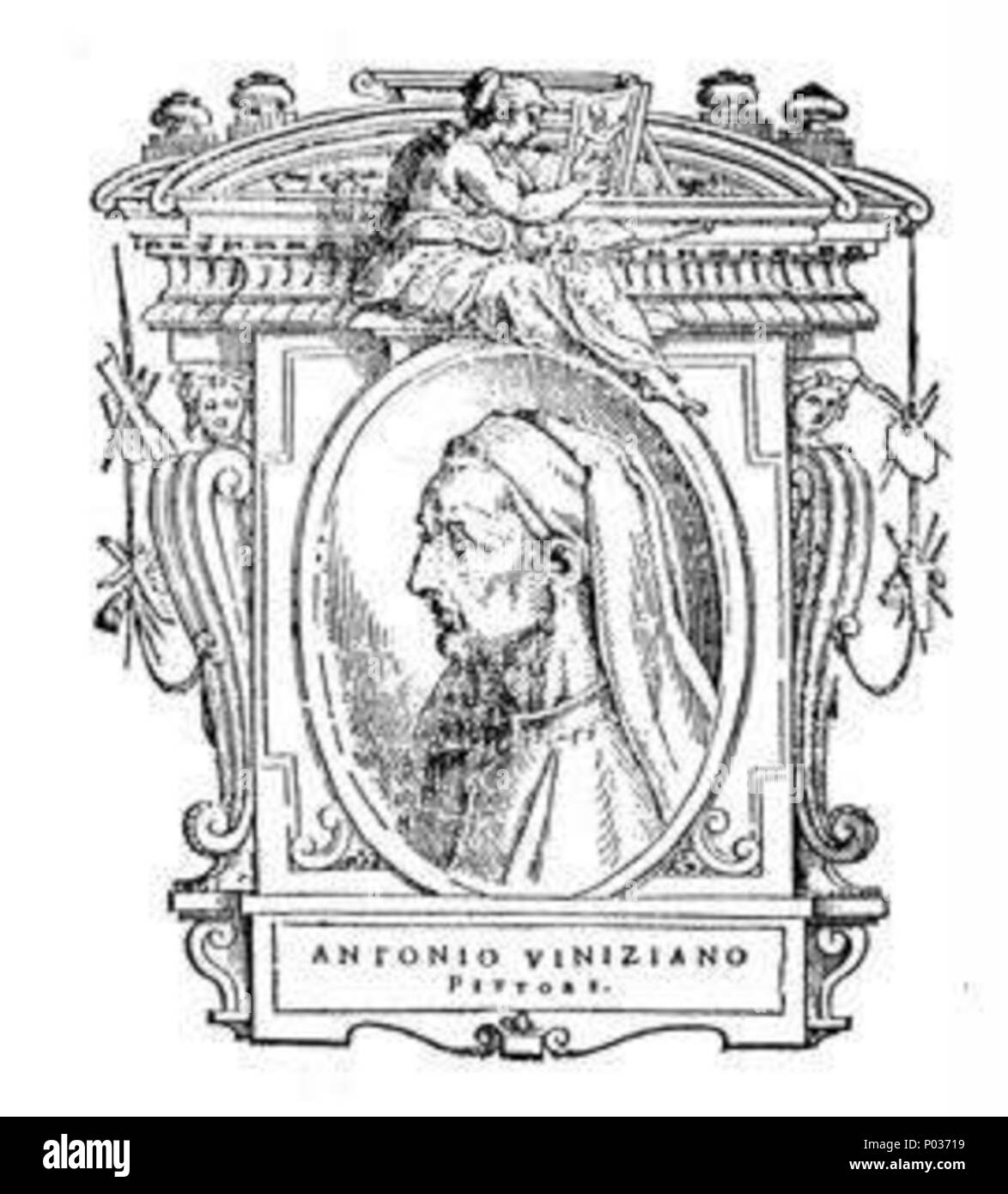 . Illustratio da 'Le vite' da Giorgio Vasari, edizione del 1568. Per l'artista ritratto vedere filename . 1568. Giorgio Vasari (1511-1578) nomi alternativi descrizione Vasari pittore italiano, architetto e storico della data di nascita e morte 30 Luglio 1511 27 Giugno 1578 Luogo di nascita e morte Arezzo Firenze sede di lavoro Firenze, Rom, Arezzo competente controllo : Q128027 VIAF:?ISNI 46768219:?0000 0001 2130 9590 ULAN:?500017608 LCCN:?n79084160 NLA:?35578126 WorldCat engravours sconosciuto 13 023 le vite, Antonio veneziano. Foto Stock