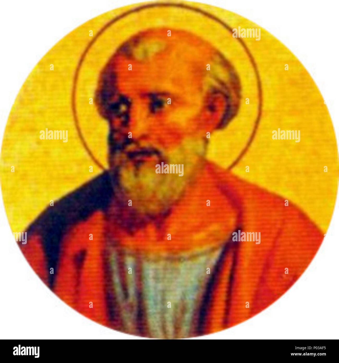 . Inglese: Ritratto di en:Papa Sisto III nella en:Basilica di San Paolo fuori le Mura a Roma Italiano: Ritratto di esso:Papa Sisto III nella it:Basilica di San Paolo fuori la Mura, Roma . 5. secolo. Unknown 22 44-san Sisto III Foto Stock