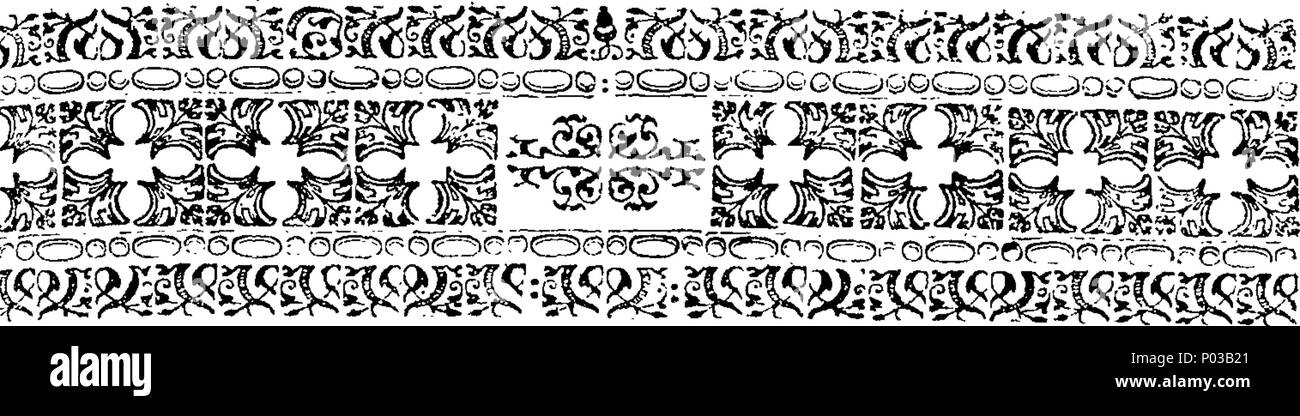 . Inglese: Fleuron dal libro: una fattura per continuare, e rendendo più efficace, tre atti del Parlamento, passata in nona e dodicesima anni del regno di suo tardi Majesty Queen Anne e il quinto anno del regno di sua maestà per riparare le autostrade tra Dunstable e Hockliffe, nella contea di Bedford; ... 24 un disegno di legge per continuare Fleuron T066187-1 Foto Stock