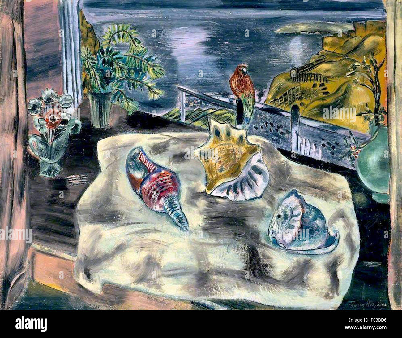 Ali su acqua . prima di 1947. Frances Hodgkins 34 Frances Hodgkins ali su acqua 1 Foto Stock