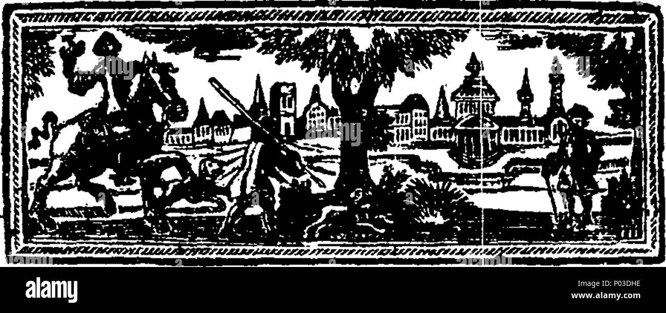 . Inglese: Fleuron dal libro: una carica erogata al gran giurì, alle sessioni della pace svoltasi per la città e la libertà di Westminster, &c. il Giovedì 29 Giugno, 1749. Da Henry Fielding, Esq; Presidente di dette sessioni. Pubblicato da ordine del tribunale e a richiesta unanime dei colleghi della Giuria. 34 una carica erogata al gran giurì, alle sessioni della pace svoltasi per la città e la libertà di Westminster etc Fleuron T090231-3 Foto Stock